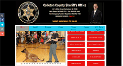 Desktop Screenshot of colletoncountysheriff.com